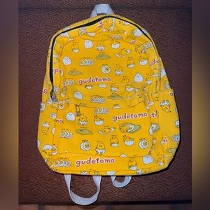 Yellow Gudetama backpack - Like New